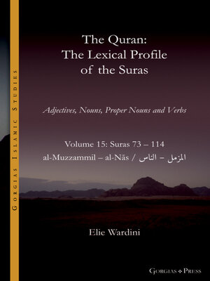 cover image of The Quran. the Lexical Profile of the Suras